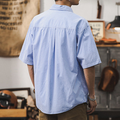 Pinstripe Silhouette Shirt P0994