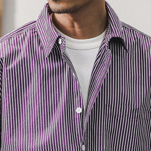 Pinstripe Silhouette Shirt P0994