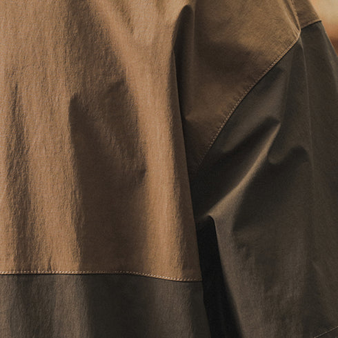 Contrast Color Stitching Shirt P0996