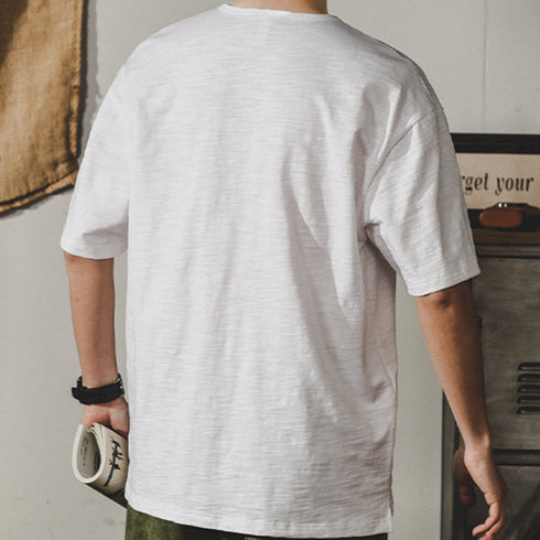 Bamboo Texture Henry Shirt P0997