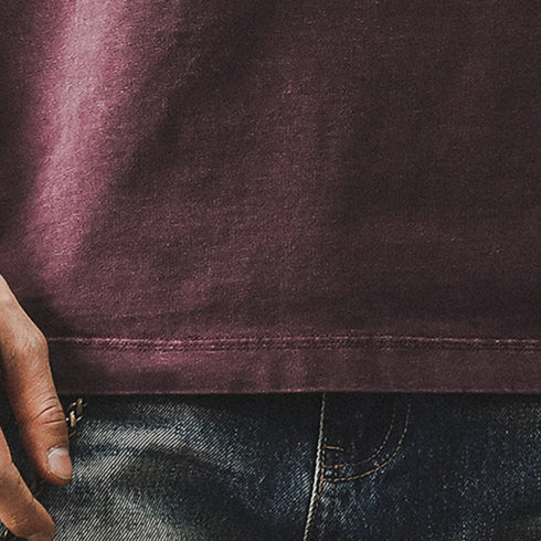 Loose Tops Retro Washed T-shirt P1002