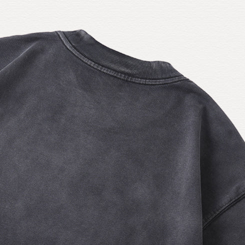 American Retro Gradient Short-sleeved T-shirt P1005