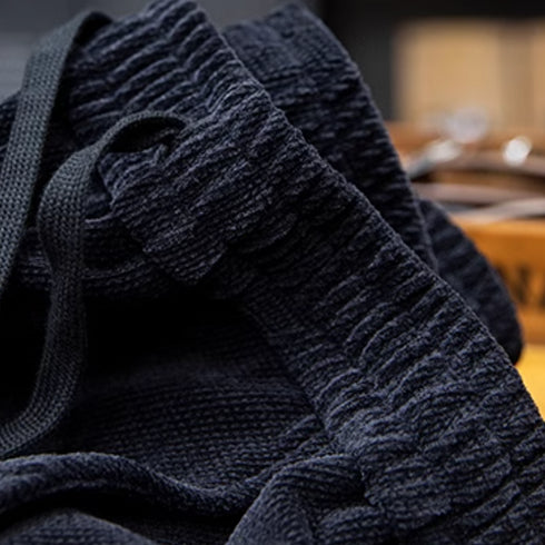 Chenille Straight Sweatpants P1131