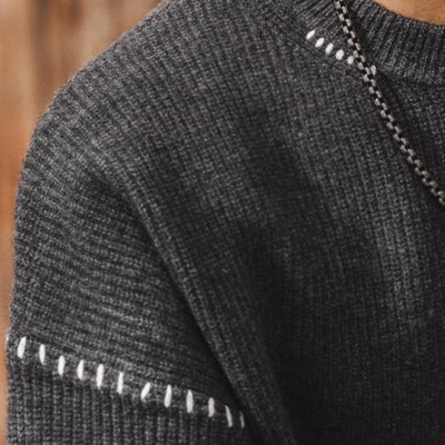 Craft Stitch Raglan Knit Sweater P1158