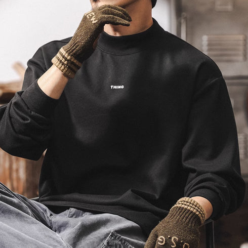 Half Turtleneck Long Sleeve T-shirt P1167