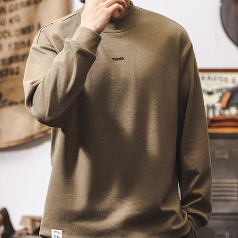 Half Turtleneck Long Sleeve T-shirt P1167