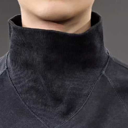 Handsome High-collar Inner Sweatshirt P1170