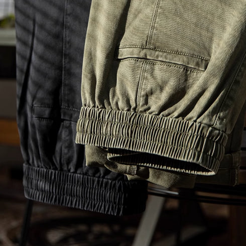 Loose Tapered Casual Pants P1171