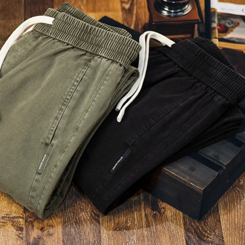 Loose Tapered Casual Pants P1171