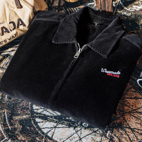 Casual Corduroy Lapel Jacket P1178