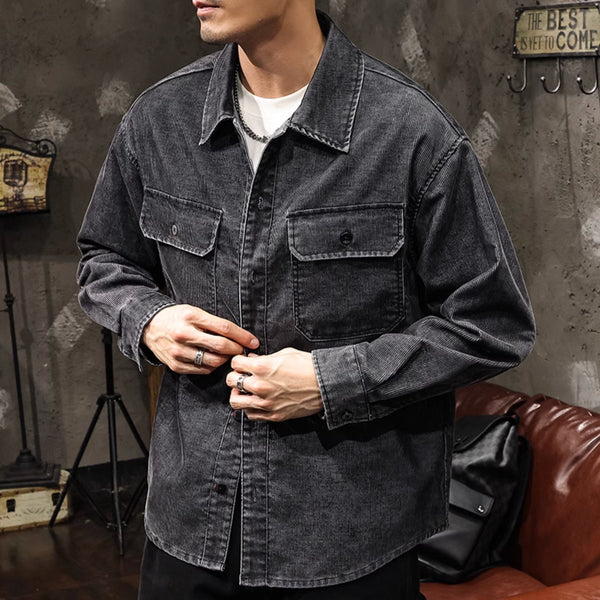 Loose Hunting Denim Shirt P1191