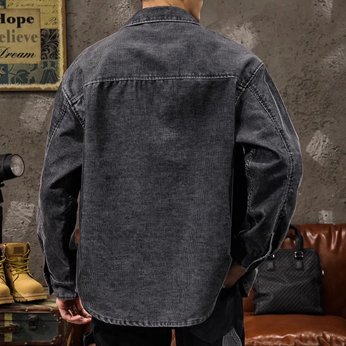 Loose Hunting Denim Shirt P1191