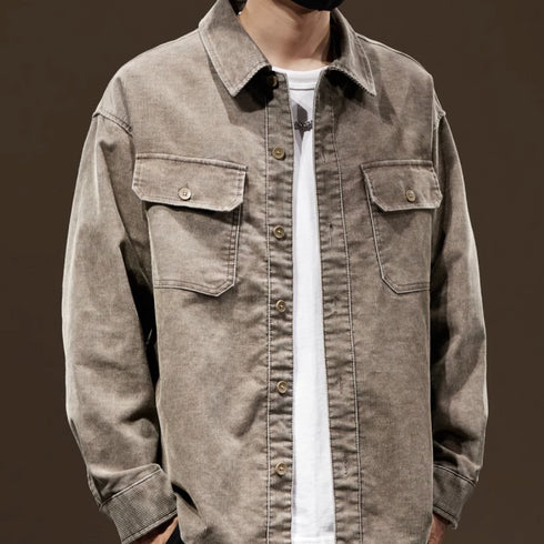 Loose Hunting Denim Shirt P1191
