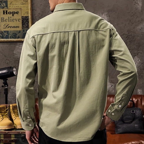 Long Sleeve Casual Work Shirt P1193