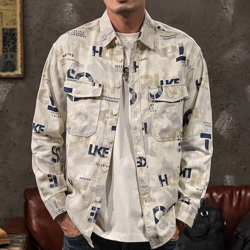 No-iron Casual Shirt Jacket P1194