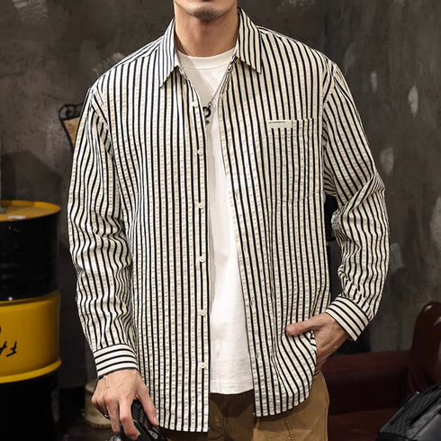 Striped Long Sleeve Shirt P1196