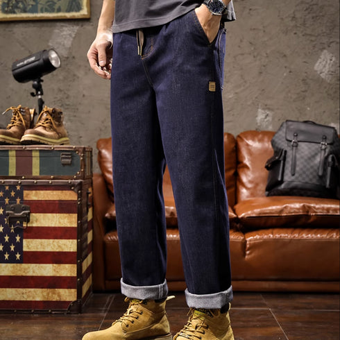 Loose Straight Wash Casual Pants P1198