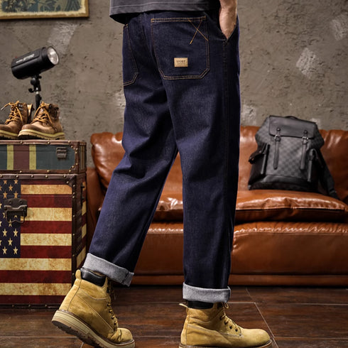 Loose Straight Wash Casual Pants P1198