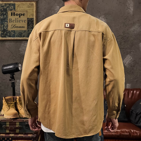 American Retro Long Sleeve Shirt P1197