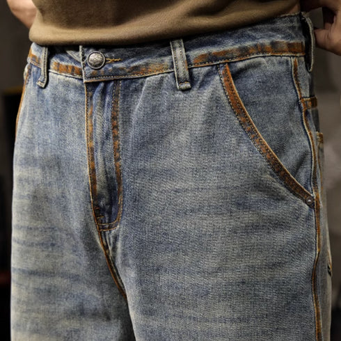 Loose Straight Casual Long Pants P1201