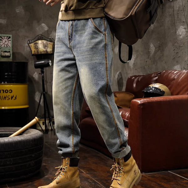 Loose Straight Casual Long Pants P1201