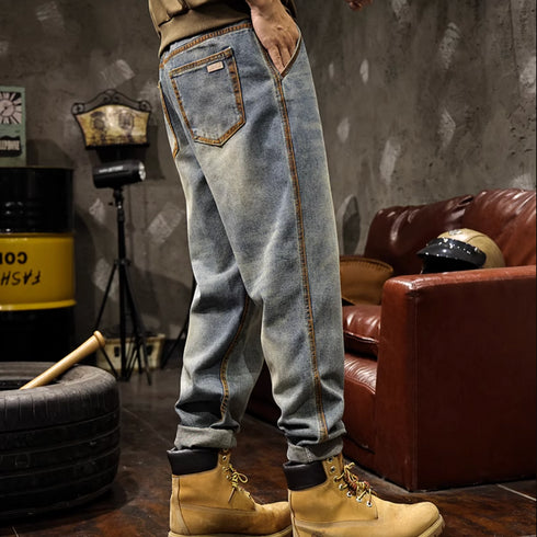 Loose Straight Casual Long Pants P1201