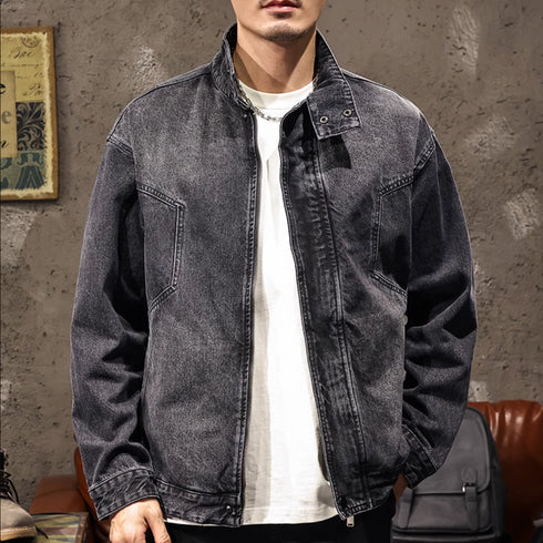 Loose Riding Bomber Jacket P1203