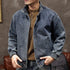 Denim Retro Distressed Motorcycle Jacket P1205