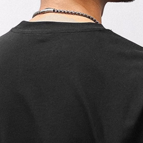 Round Neck Embroidered Bottoming T-shirt P1209