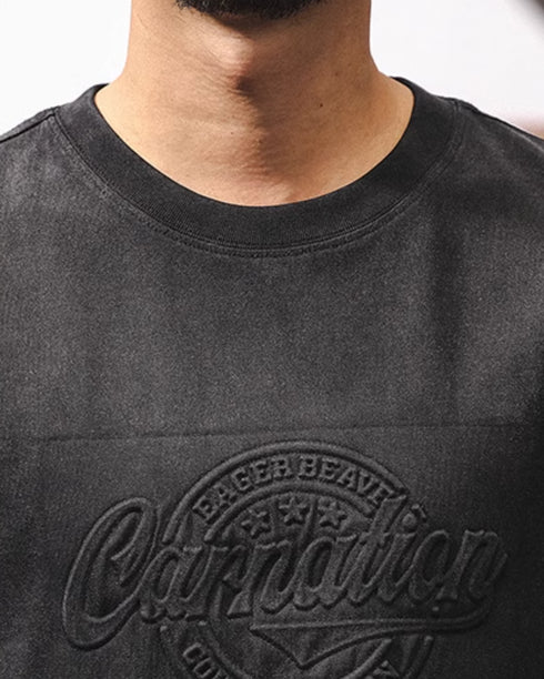 Vintage 3D Steel Print Heavyweight Tee P1290