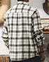 Faded Plaid Long Sleeve Cotton Shirt P1316