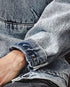 Retro Blue Stonewashed Denim Jacket P1319