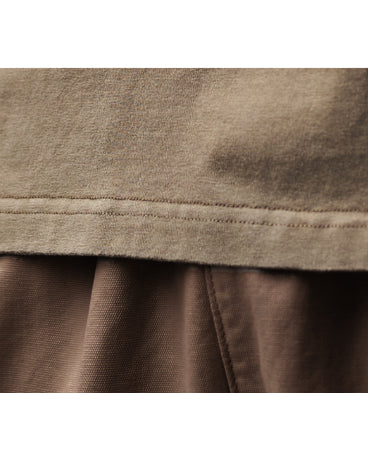 Neck Lettering Minimal Design Short Sleeve T-Shirt P1345