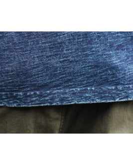 Rough Wash Casual Detail Short Sleeve T-Shirt P1360