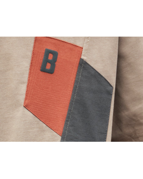 Asymmetric Block Line Accent Short Sleeve T-Shirt P1398