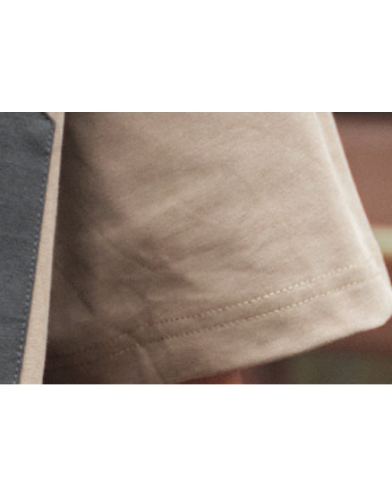 Asymmetric Block Line Accent Short Sleeve T-Shirt P1398