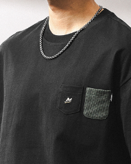【OUTLET/即納】ダブルポケットアクセント半袖Tシャツ P1368