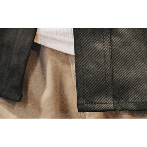 ムラ染めダブルポケットワークシャツ P2010