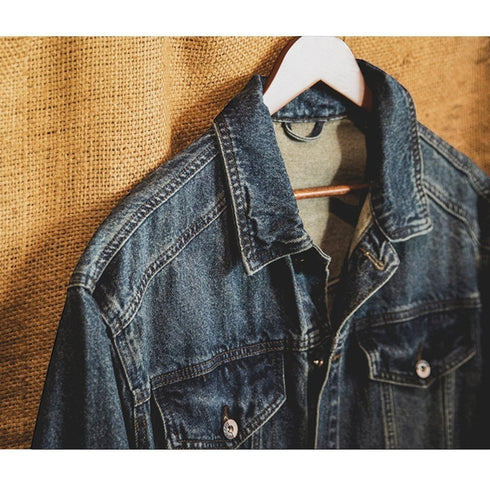 ヴィンテージウォッシュデニムジャケット P2030