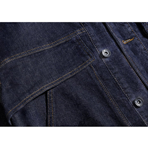 デザインポケットデニムジャケット P2050