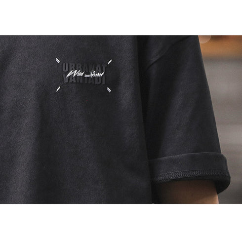 フロントバックプリント半袖Tシャツ P2069