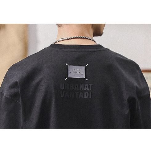 フロントバックプリント半袖Tシャツ P2069