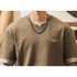 レイヤードラインスリーブTシャツ P2105