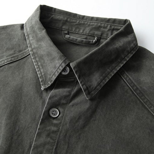 Military Taste Oversized Work Shirt P1728