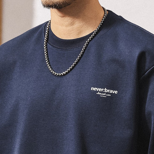 Minimal Logo Crew Neck Long Sleeve T-shirt P1682