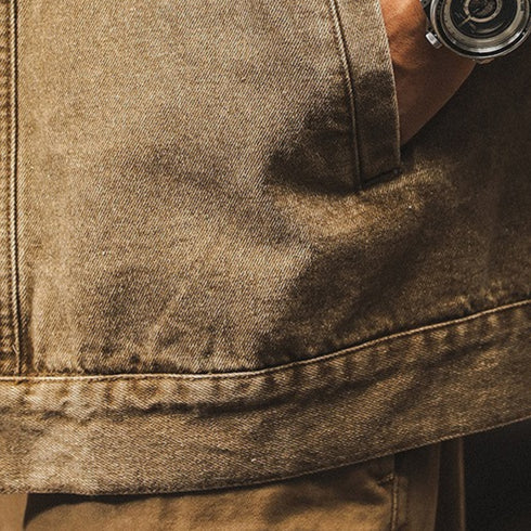 Combination Fabric Work Jacket P1853