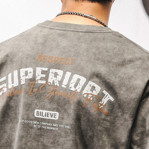 Back Print Long Sleeve T-shirt P1705