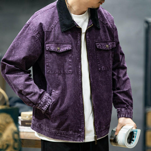 Purple Work Jacket P0757