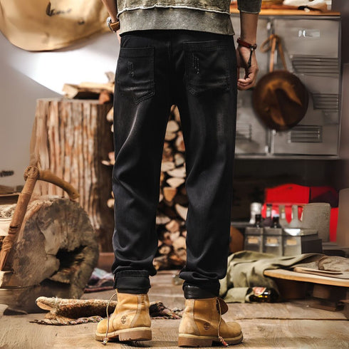 Straight Drape Casual Pants P1252