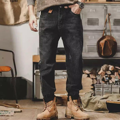 American Retro Stonewash Jeans P0802